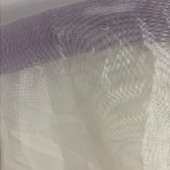 VTG Ivory Sheer Lace Pearl Button Puff Sleeve Victorian Blouse Size S/M - Picture 9 of 16